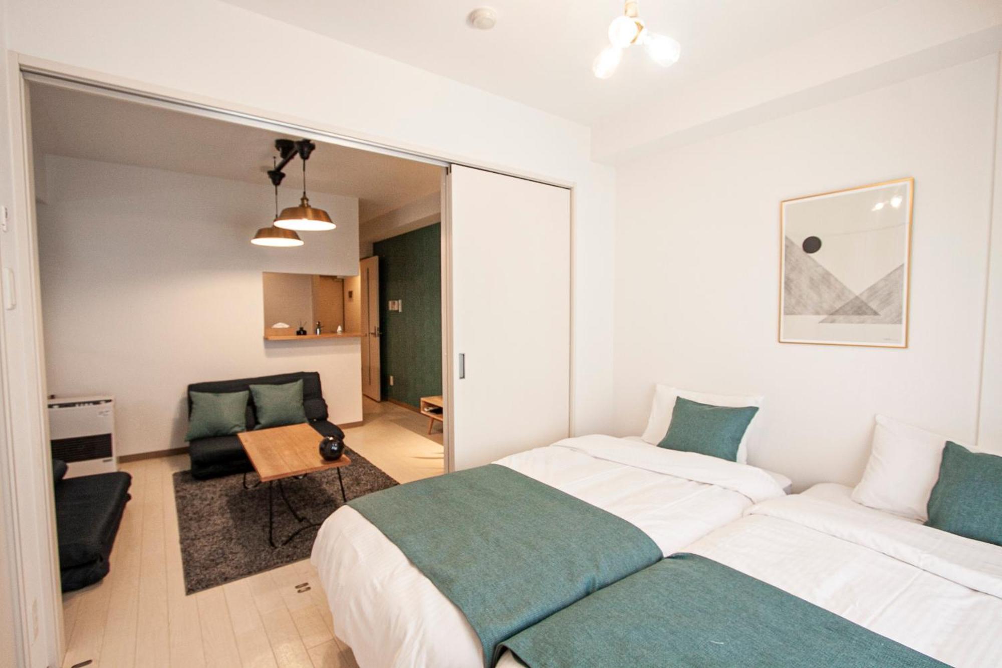 Apartamento Tsubaki Garden Sapporo Habitación foto